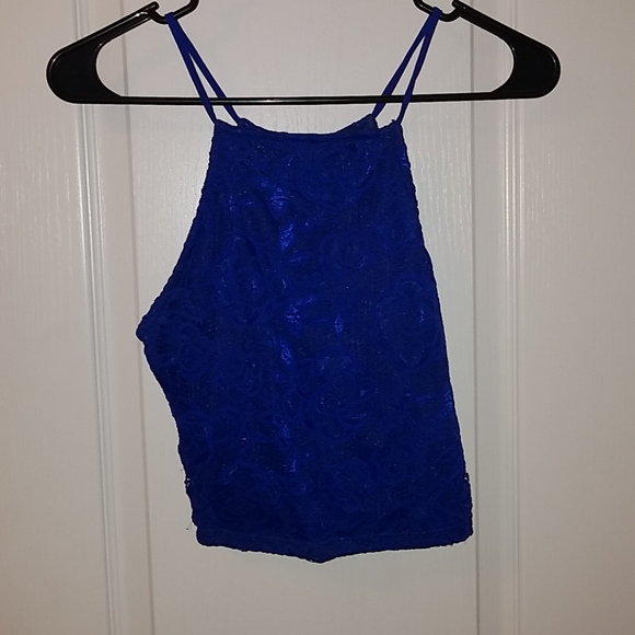Blue crop top - Picture 1 of 1